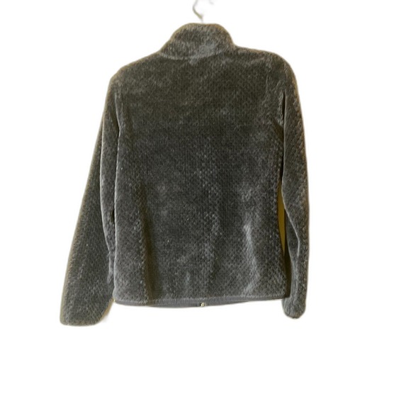 Women's Columbia Fleece Jacket Full Zip Navy Soft Warm Plush Jacket Size Small - Picture 4 of 6